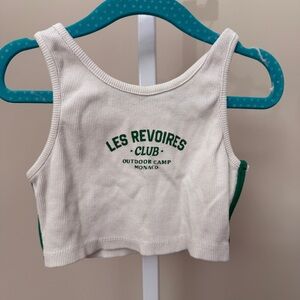 Zara Kids White Tank Top size 6-7